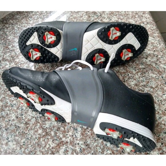 Nike Lunarloe Black Metallic Embellish Gray Size 8.5 golf shoes sneakers - Picture 8 of 10